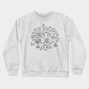 80s Child, Video Games & Junk Food Crewneck Sweatshirt